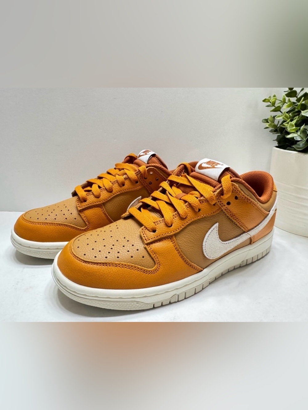 NEW Nike Dunk Low Retro HJ9121-815 Monarch Orange Brown Men’s 8/Women 9.5